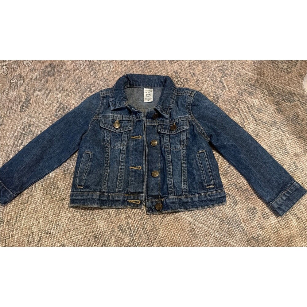 Carter Sz 24m Denim Jean Jacket Unisex